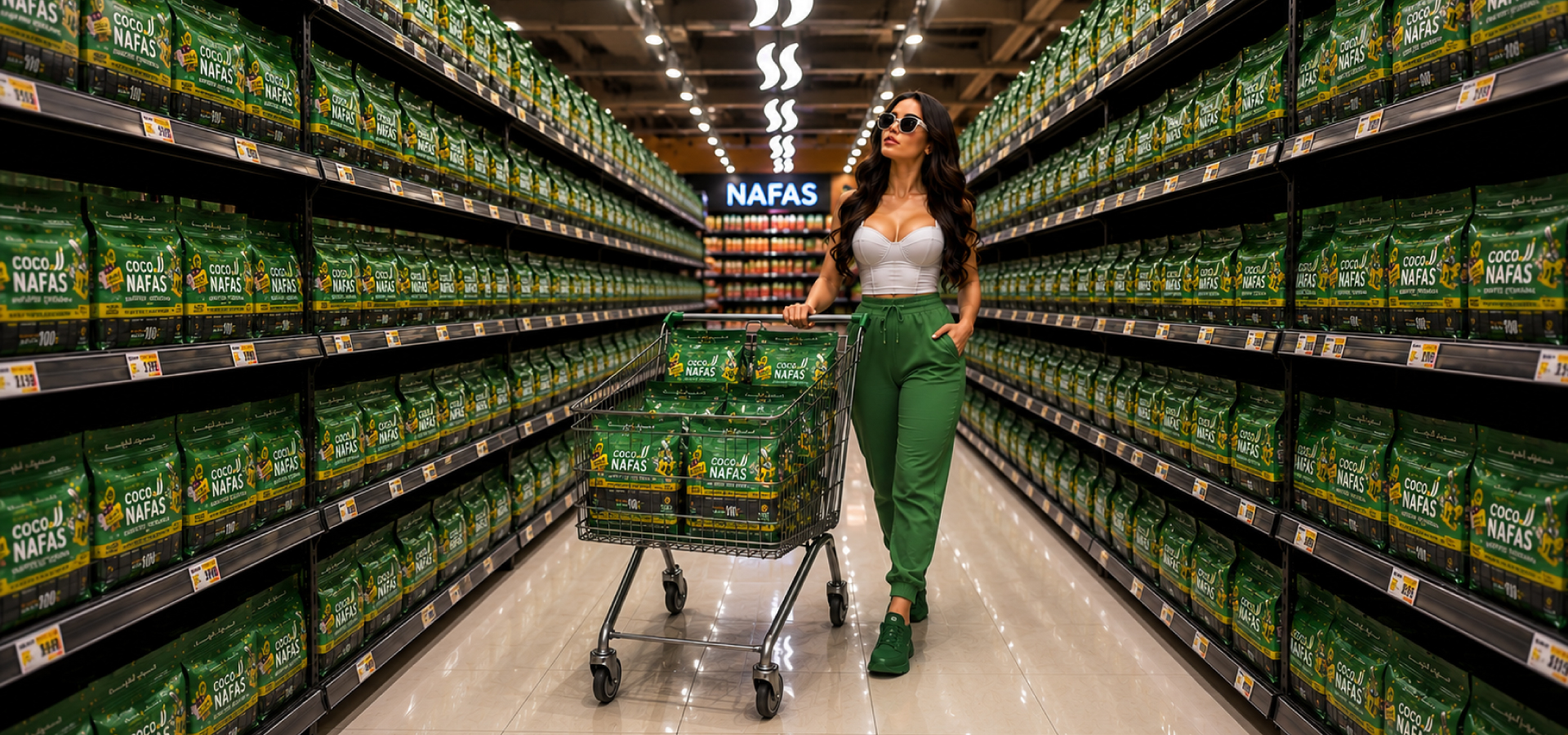 COCO NAFAS premium retail display